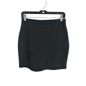 Pre Womens Fashion Village Sleek Black Mini Skirt Size Medium Indie Sleaze Chic